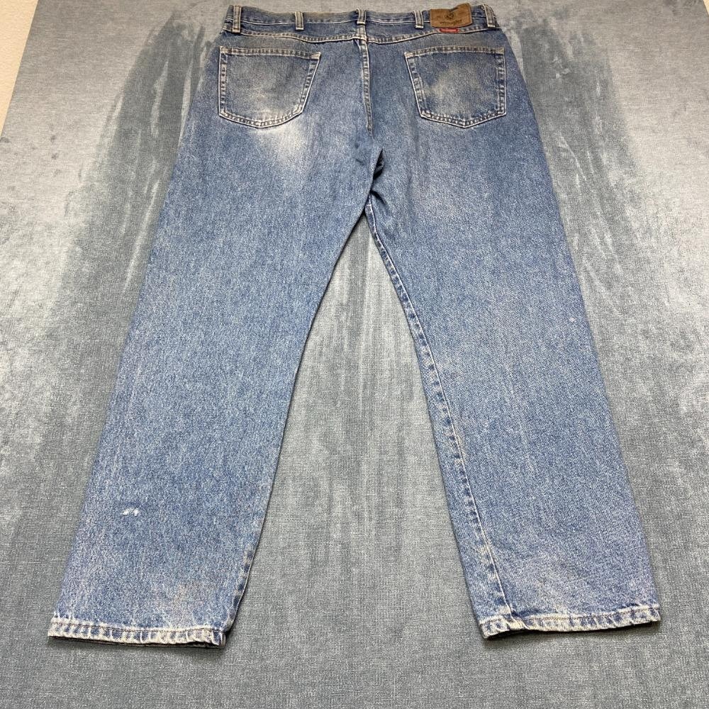 Wrangler Jeans Mens 38x30 Blue Five Star Premium Denim Regular Fit Straight Leg